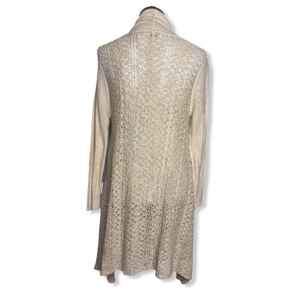 Umgee Cream Long Cardigan - Picture 2 of 6